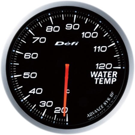 DEFI Medidor Defi-Link ADVANCE BF (Advance BF) de temperatura del agua (rango de visualización: 20°C a 120°C) Φ60 blanco DF10501 - Foto 1