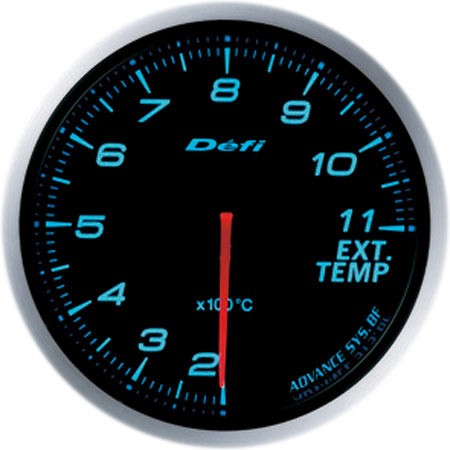 DEFI Defi-Link Meter ADVANCE BF（アドバンスビーエフ） 排気温度計（表示範囲：200℃～1100℃） Φ60 ブルー DF10603 - 写真 1