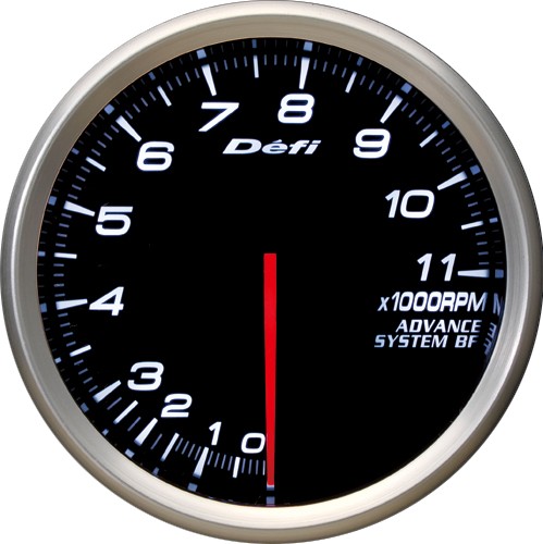 DEFI มาตรวัด Defi-Link Meter ADVANCE BF (แอดวานซ์บีเอฟ) Φ80 มาตรวัดรอบเครื่องยนต์ (ช่วงแสดงผล: 0RPM ถึง 11000RPM) Φ80 สีขาว DF11001 - รูปภาพ 1