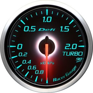 DEFI Racer Gauge Style98 Hommage レーサーゲージ スタイル キューハチ オマージュ ターボ計 DF16605