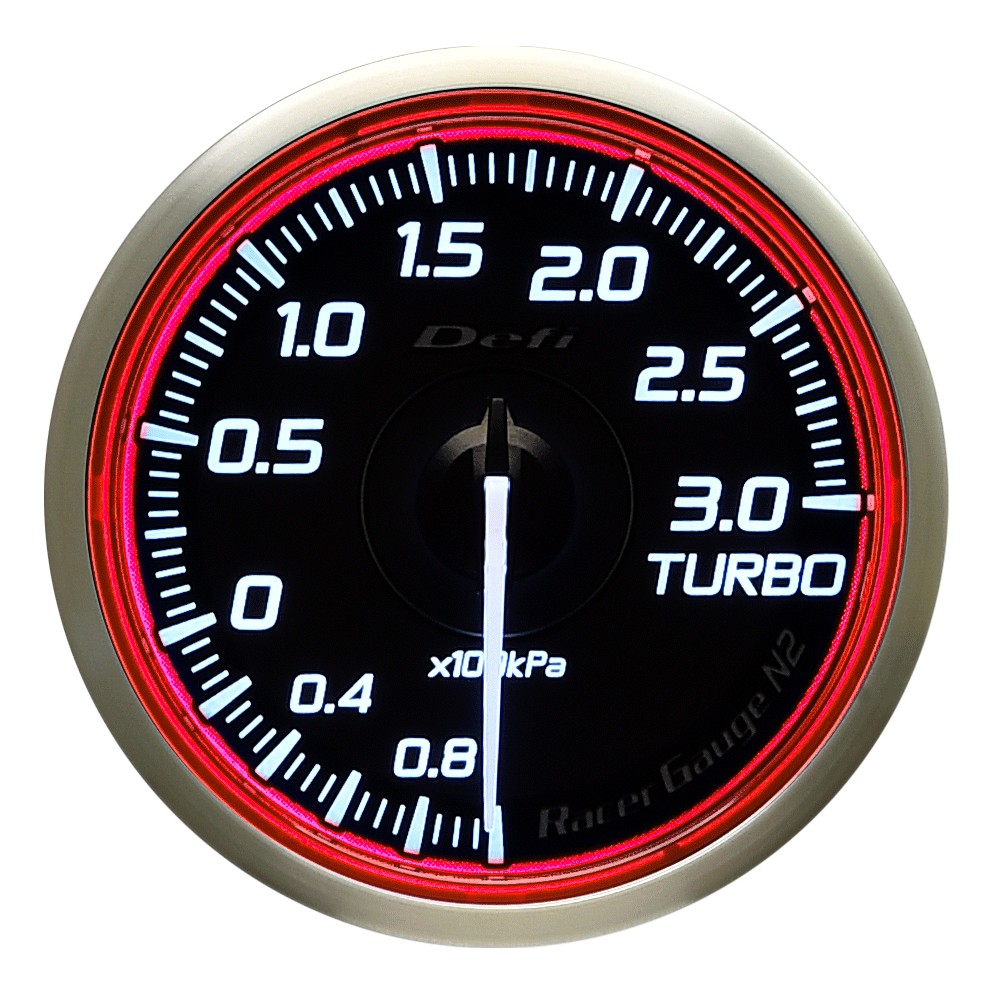 DEFI Racer Gauge N2 レーサーゲージエヌツー ターボ計/Max300kPa DF16703 - 写真 2