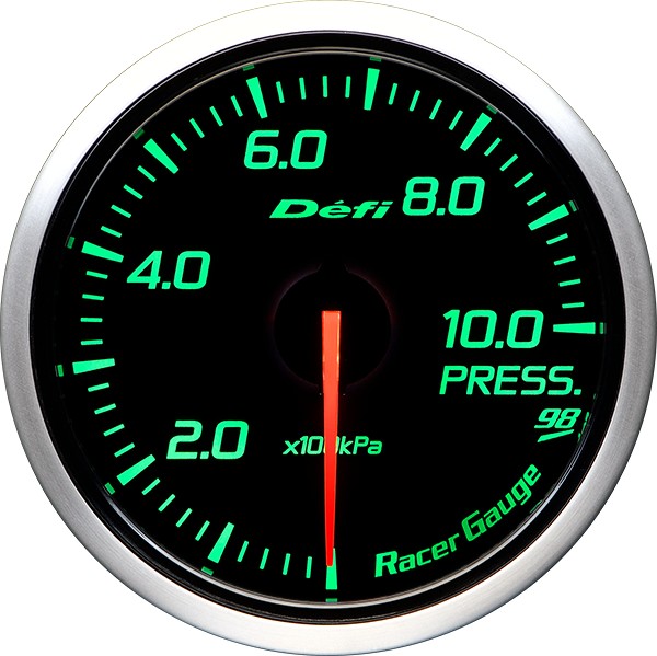 DEFI Racer Gauge Style98 Hommage レーサーゲージ スタイル キューハチ オマージュ 圧力計 DF16804 - 写真 2