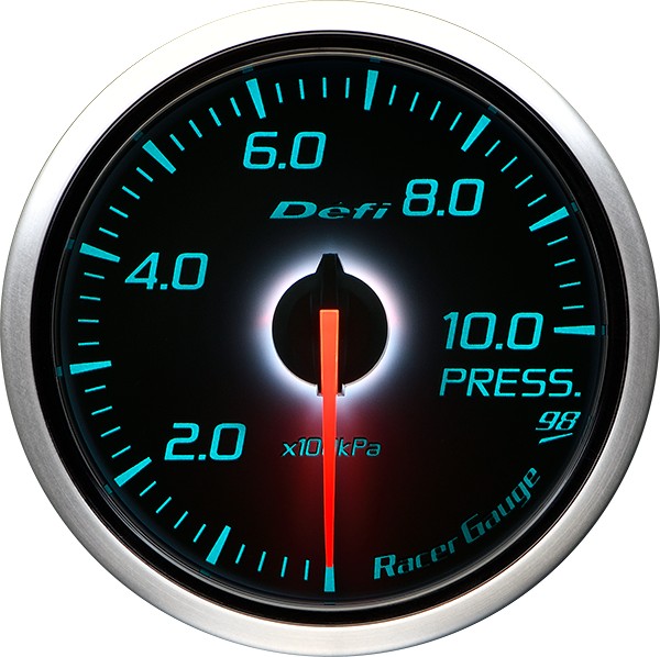 DEFI Racer Gauge Style98 Hommage レーサーゲージ スタイル キューハチ オマージュ 圧力計 DF16805 - 写真 2