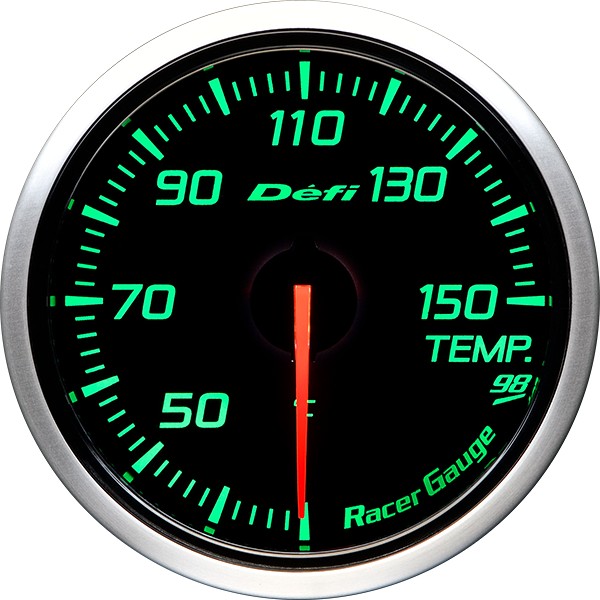 DEFI Racer Gauge Style98 Hommage レーサーゲージ スタイル キューハチ オマージュ 温度計 DF16904 - 写真 2