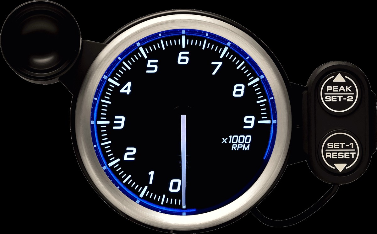 DEFI Racer Gauge N2 レーサーゲージエヌツー タコメーター/Max11000RPM DF17301 - 写真 1