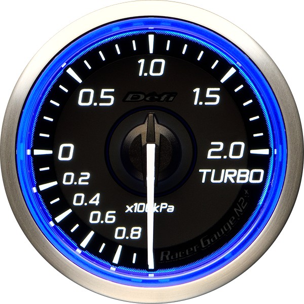 DEFI Racer Gauge N2 Plus レーサーゲージエヌツープラス ターボ計 DF19101 - 写真 1