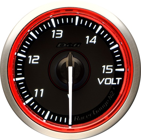 DEFI มาตรวัด Racer Gauge N2 Plus เรเซอร์เกจ เอ็นทูพลัส โวลต์มิเตอร์ DF19401 - รูปภาพ 2