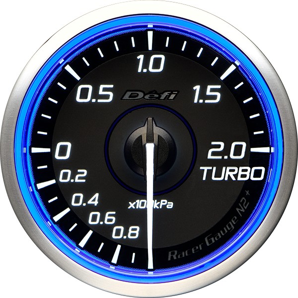 DEFI Racer Gauge N2 Plus レーサーゲージエヌツープラス ターボ計 DF19501 - 写真 1