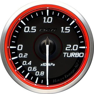 DEFI Racer Gauge N2 Plus レーサーゲージエヌツープラス ターボ計 DF19502