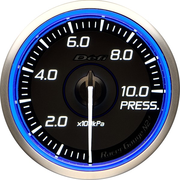 DEFI Racer Gauge N2 Plus レーサーゲージエヌツープラス 圧力計 DF19602 - 写真 1