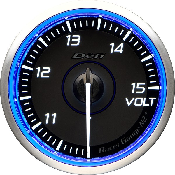 DEFI Racer Gauge N2 Plus レーサーゲージエヌツープラス 電圧計 DF19801 - 写真 1