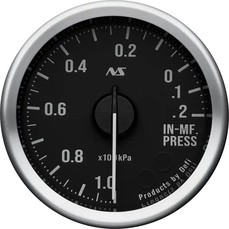DEFI Defi-Link Meter ADVANCE RSⅡ アドバンスアールエスセカンド インマニ計 （表示範囲：-100kPa～+20kPa） Φ52 70sホワイト DF20602 - 写真 1