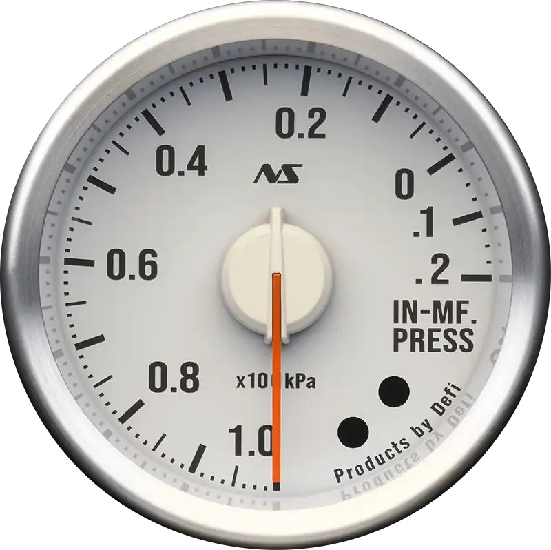 DEFI Defi-Link Meter ADVANCE RSⅡ アドバンスアールエスセカンド インマニ計 （表示範囲：-100kPa～+20kPa） Φ52 80sグリーン DF20603 - 写真 1