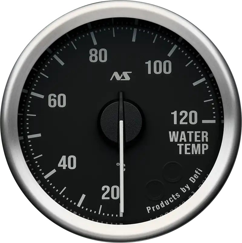 DEFI Defi-Link Meter ADVANCE RSⅡ アドバンスアールエスセカンド 水温計 （表示範囲：20℃～120℃） Φ52 70sホワイト DF21002 - 写真 1