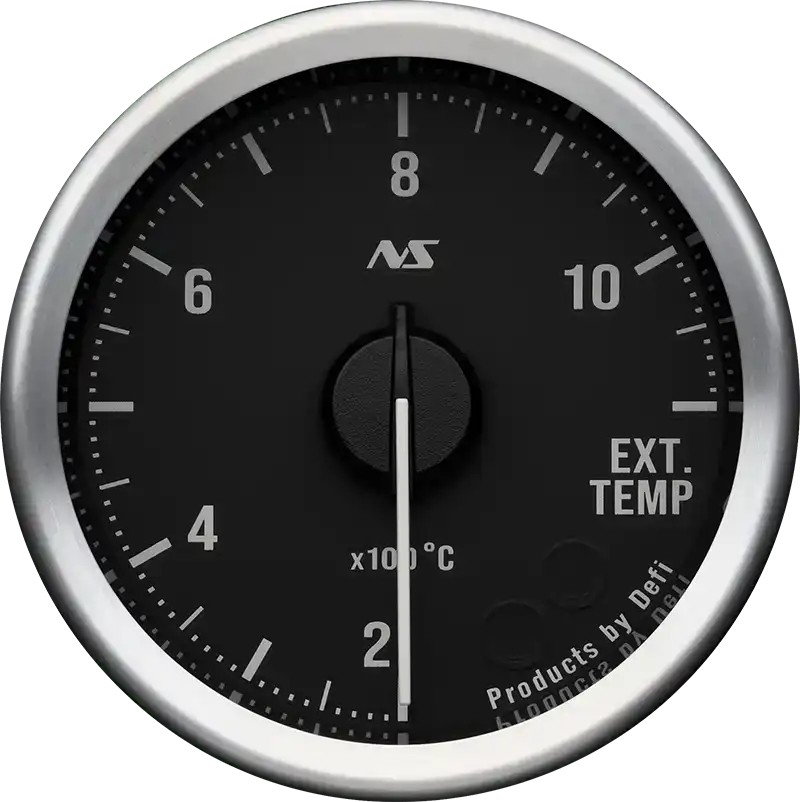 DEFI Defi-Link Meter ADVANCE RSⅡ アドバンスアールエスセカンド 排気温度計 （表示範囲：200℃～1100℃） Φ52 80sグリーン DF21101 - 写真 1