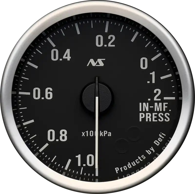 DEFI Defi-Link Meter ADVANCE RSⅡ アドバンスアールエスセカンド インマニ計 （表示範囲：-100kPa～+20kPa） Φ60 70sホワイト DF21302 - 写真 1