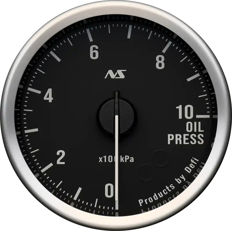 DEFI Defi-Link Meter ADVANCE RSⅡ アドバンスアールエスセカンド 油圧計 （表示範囲：0kPa～1000kPa） Φ60 80sグリーン DF21401 - 写真 1