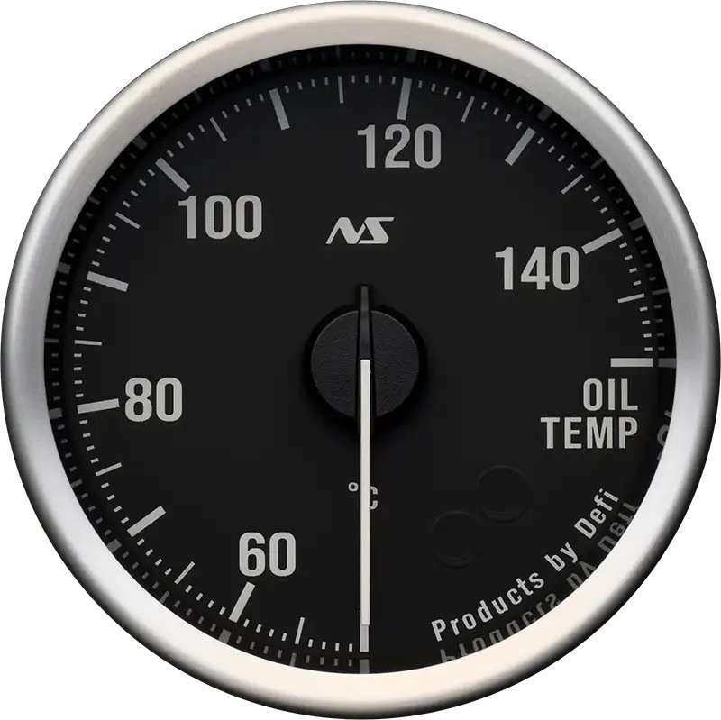 DEFI Defi-Link Meter ADVANCE RSⅡ アドバンスアールエスセカンド 油温計 （表示範囲：50℃～150℃） Φ60 70sホワイト DF21602 - 写真 1