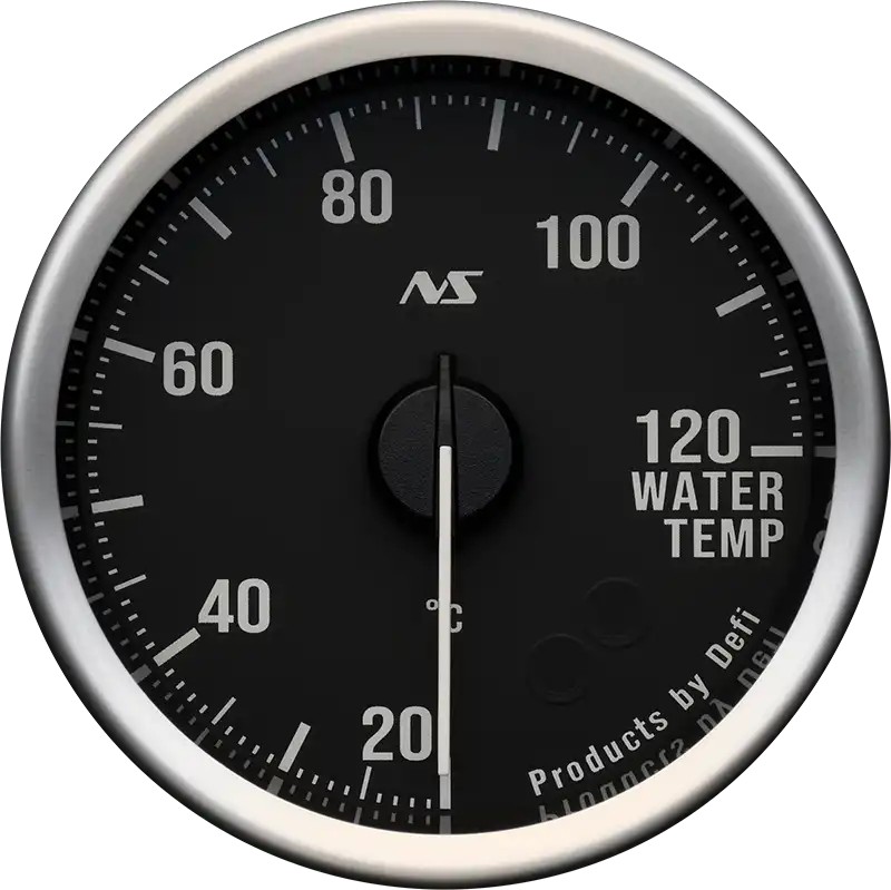 DEFI Defi-Link Meter ADVANCE RSⅡ アドバンスアールエスセカンド 水温計 （表示範囲：20℃～120℃） Φ60 70sホワイト DF21702 - 写真 1