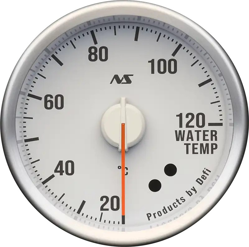DEFI Defi-Link Meter ADVANCE RSⅡ アドバンスアールエスセカンド 水温計 （表示範囲：20℃～120℃） Φ60 80sグリーン DF21703 - 写真 1