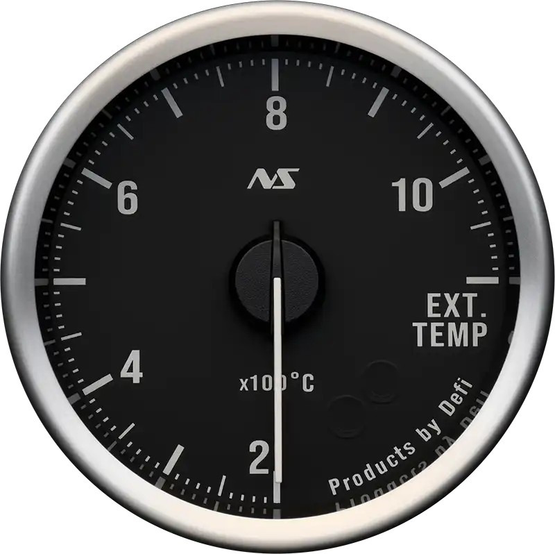 DEFI Defi-Link Meter ADVANCE RSⅡ アドバンスアールエスセカンド 排気温度計 （表示範囲：200℃～1100℃） Φ60 70sホワイト DF21802 - 写真 1