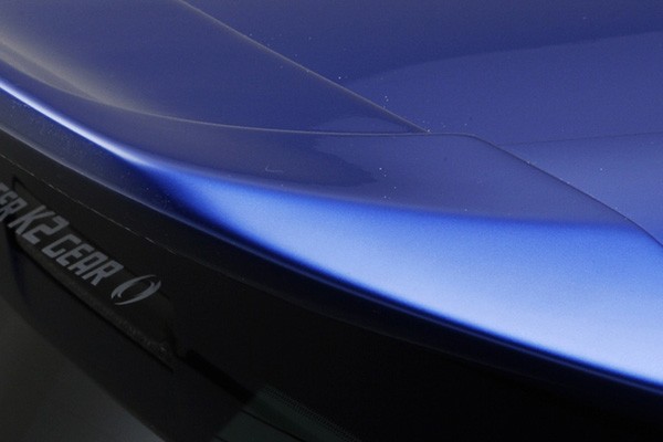 K2GEAR Wagon Roof Spoiler — FRP with Black Gelcoat for Subaru Legacy BP — Photo 2