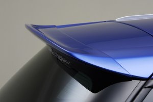 K2GEAR Wagon Roof Spoiler — FRP with Black Gelcoat