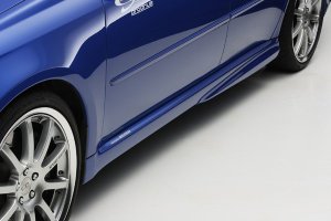 K2GEAR Wagon/Sedan Half Side Spoilers — FRP with Black Gelcoat for Subaru Legacy BL5