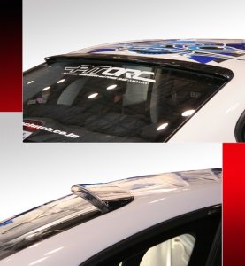 K2GEAR セダン用 ルーフエンドフィニッシャーFRP 黒ゲルコート仕上げ（Subaru Legacy BL5用） — 2