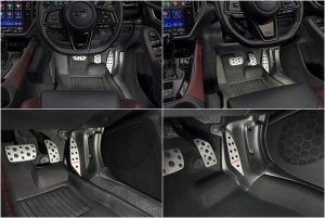 K2GEAR Right-Foot Rest Kit — VN# / VBH / GU# / GT / GK for Subaru WRX S4 VBH — 2