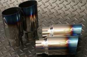 K2GEAR Spec-Neo Dual Titanium Exhaust Tips for Subaru Legacy BL5