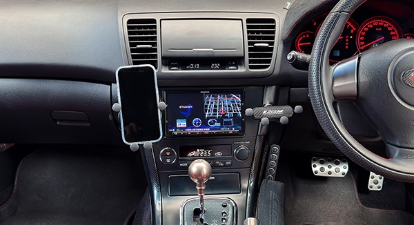 K2GEAR Soportes para smartphone tipo H para Legacy BP#BL#, juego izquierdo y derecho para Subaru Legacy BL5 — Foto 3