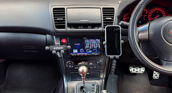 K2GEAR Soportes para smartphone tipo H para Legacy BP#BL#, juego izquierdo y derecho para Subaru Legacy BL5 — Foto 4