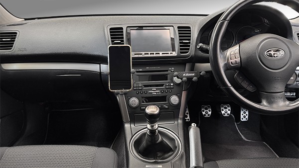 K2GEAR Soporte para smartphone tipo i para Legacy BP#BL#, lado izquierdo para Subaru Legacy BL5 — Foto 6
