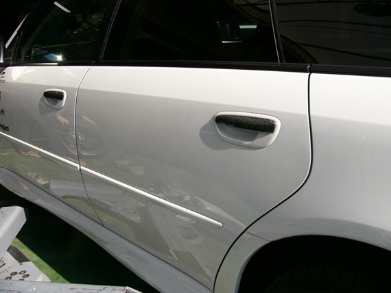 K2GEAR BP/BL等用 ドアハンドルガーニッシュ（Subaru Legacy BL5用） — 写真 4