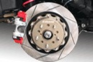 K2GEAR Rear 330 Big Rotor Kit — Two-Piece Rotors for Subaru WRX S4 VAG