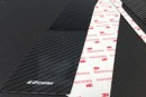 K2GEAR Real-Carbon Pillar Garnishes for Subaru XV GP