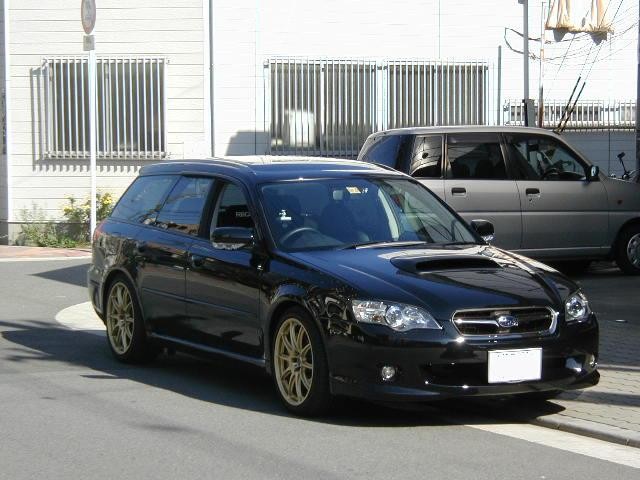 K2GEAR Toma de aire elevada de capó de FRP para BP/BL y BH/BE para Subaru Legacy BL5 — Foto 3
