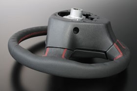 K2GEAR REIZ Sports Steering 355 ナッパレザー（Subaru Forester SH5用） — 写真 2