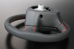 K2GEAR Reiz Sports Steering 355 — Nappa Leather for Subaru Forester SH5 — 2