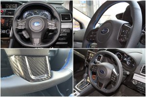 K2GEAR REIZ Sports Steering 360G イタリアンレザー（Subaru Forester SJ5用） — 写真 8