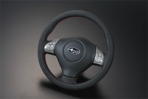 K2GEAR Reiz Sports Steering 355 — Nappa Leather for Subaru Forester SH5