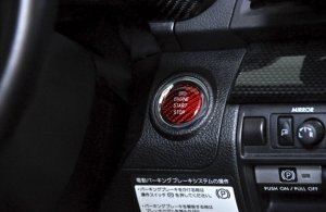 LIBERAL カーボンプッシュスタータースイッチ — ブラックカーボン/シルバーカーボン — 写真 6