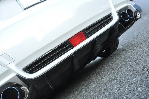 LIBERAL Rear Bumper Ducts — Carbon (clear-coated) for Subaru Impreza WRX STI GV