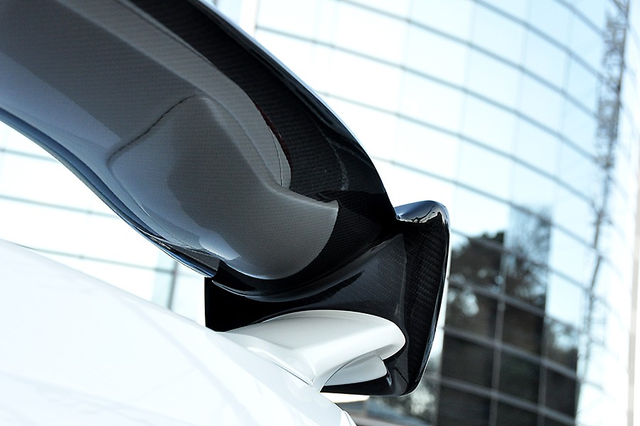 LIBERAL LOW-MOUNT 3Dウイング — 塗装品（純正色/マットブラック/ガンメタリック）（Subaru Impreza WRX STI GV用） — 写真 3