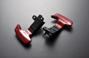 LIBERAL カーボンパドルシフト — ブラックカーボン