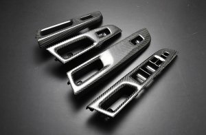 LIBERAL Window Switch Panel — Colored carbon for Subaru WRX STI VAB-A