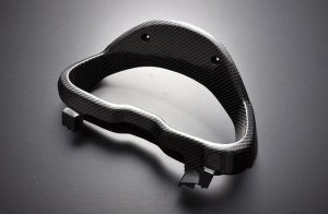 LIBERAL Instrument Cluster Hood — Black carbon for Subaru Legacy BR