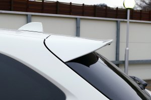 LIBERAL テールゲートスポイラー — カーボン仕様（クリア塗装済）（Subaru Levorg VM4用）