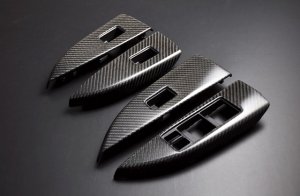 LIBERAL Window Panel — Colored carbon for Subaru Legacy BR
